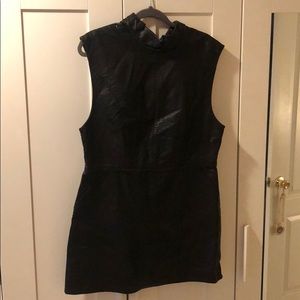 Dolce Vita faux leather jax  mini dress